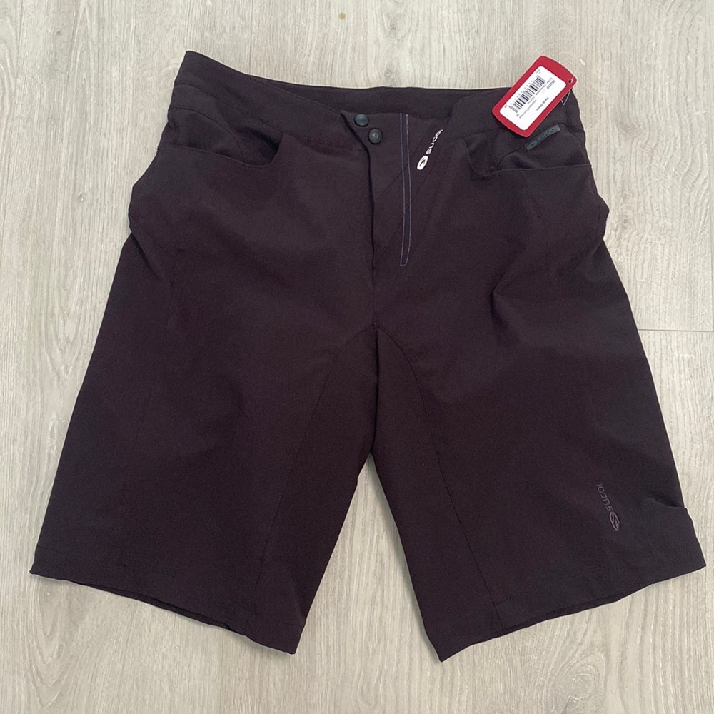 Women M Sugoi Heidi Short biking padded triathlon quick dry shorts